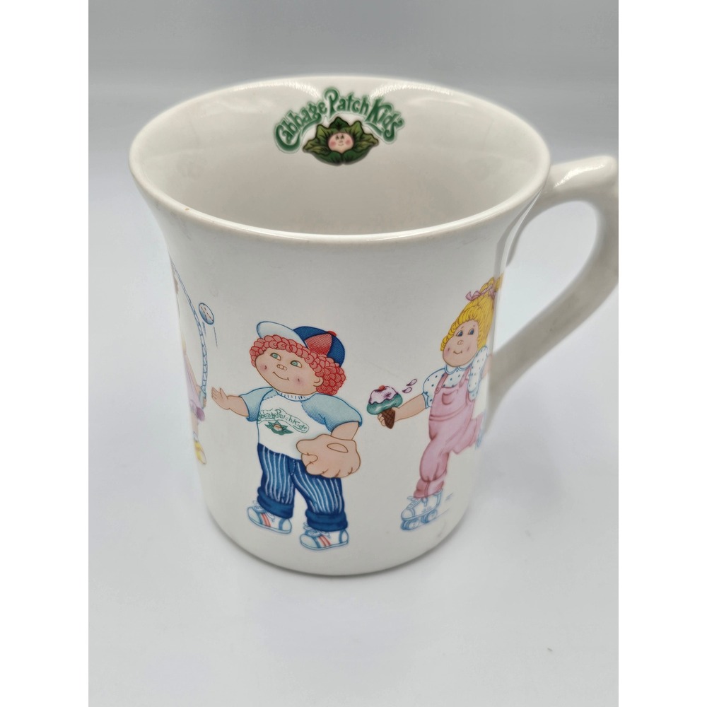 Vintage 1984‎ Cabbage Patch Kids Mug 84 Edition Ceramic Coffee Cup OAA Inc Korea